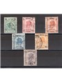 Somalia 1922 Overprint series no. 24/29 CiBaFil certificate Cat. €275 (U)
