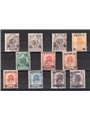 Somalia 1923 Elefanti e leoni soprast. serie n° 34/44 Cert. CiBaFil Cat. € 400 (U)