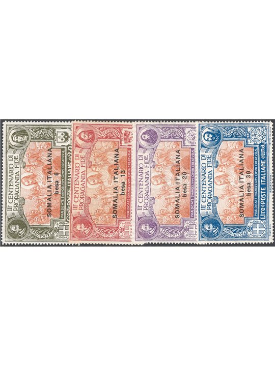 Somalia 1923 Propaganda Fide series no. 45/48 Cat. € 60 (*)