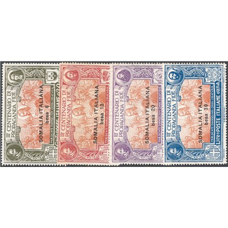 Somalia 1923 Propaganda Fide series no. 45/48 Cat. € 60 (*)