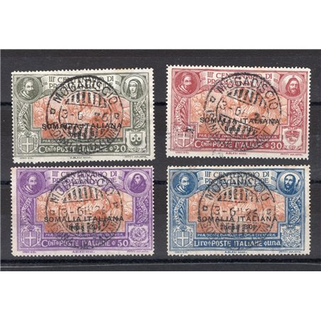 Somalia 1923 Propaganda Fide serie n° 45/48 Cert. CiBaFil Cat. € 350 (U)