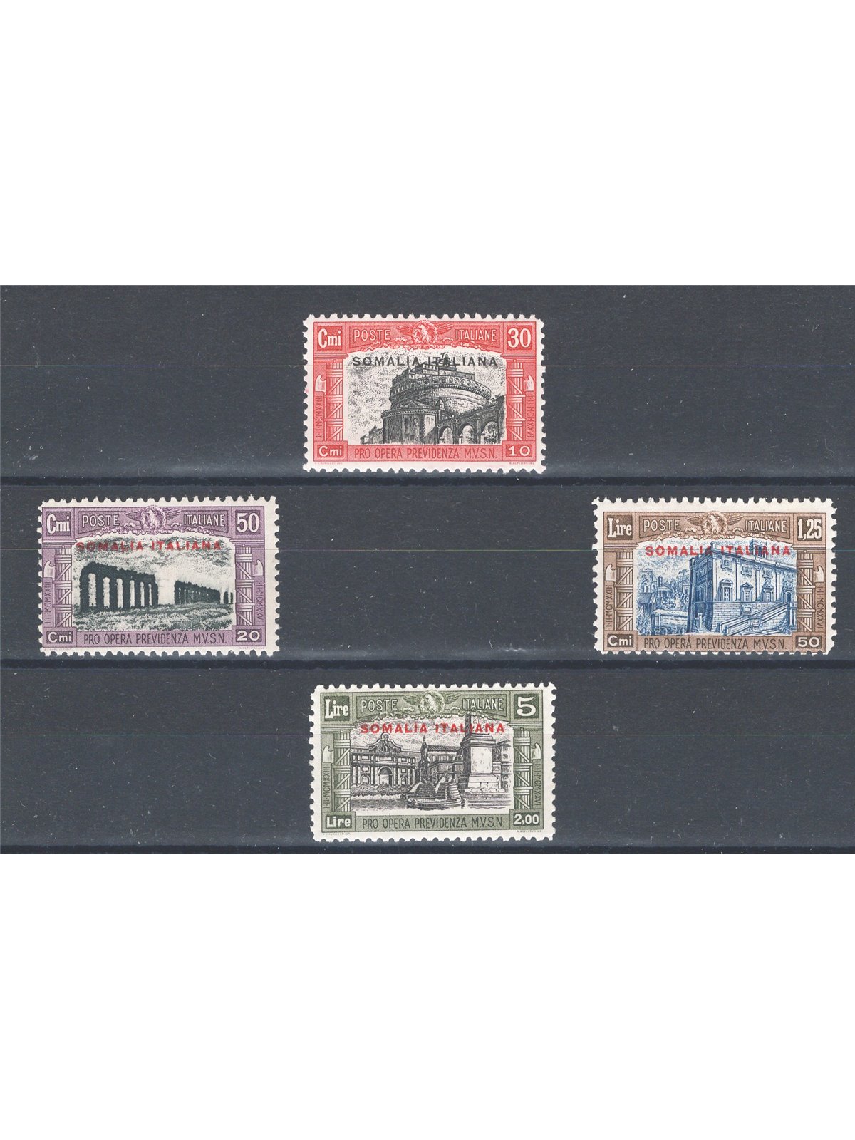 Somalia 1928 Pro Società Africana serie n° 112/15 Cat. € 60 (**)