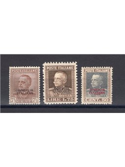 Somalia 1928 Vitt. Emanuele con soprast. del 2° tipo serie n° 116/18 con ottima centratura Cert. Biondi Cat. € 1.400 (**)