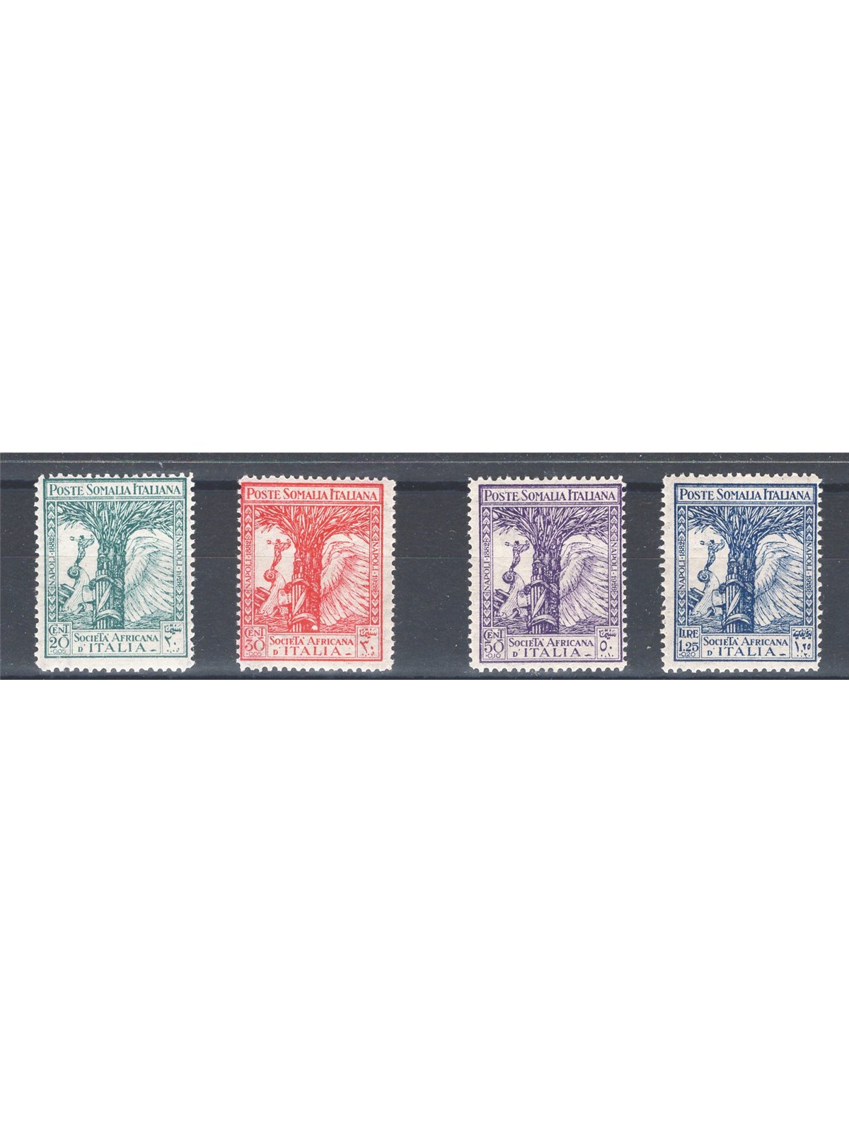 Somalia 1929 Milizia II serie n° 119/22 Cat. € 100 (**)