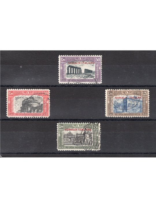 Somalia 1929 Milizia II serie n° 119/22 con annulli non garantiti in quanto poco leggibili Cat. € 280 (U)