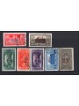 Somalia 1929 Montecassino series no. 123/29 with barely legible cancellations Cat. € 350 (U)