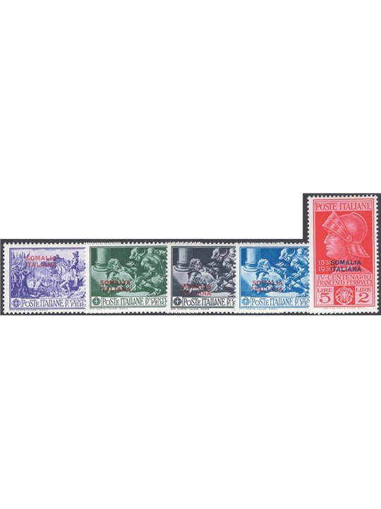 Somalia 1930 Ferrucci serie n° 133/37 Cat. € 100 (*)
