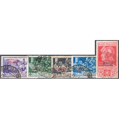 Somalia 1930 Ferrucci serie n° 133/37 Cat. € 165 (U)
