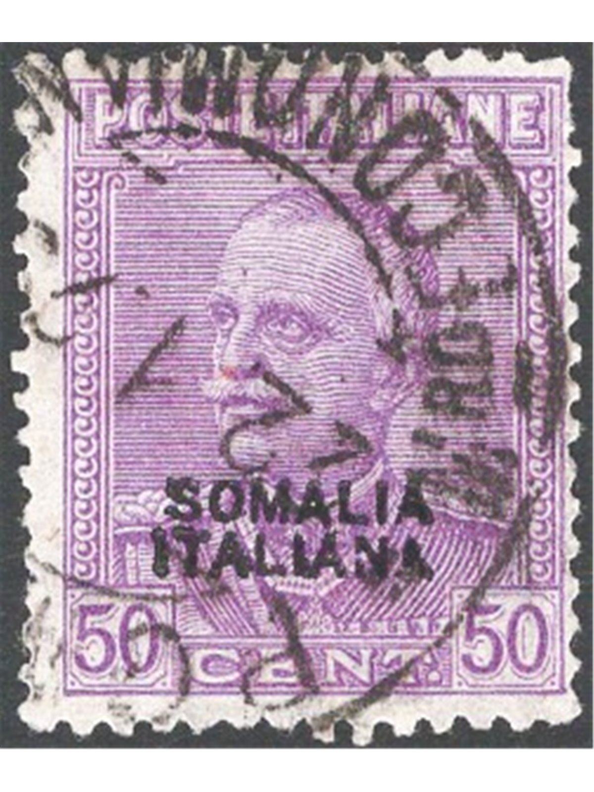 Somalia 1930 Tipo Giubileo 50 c. lilla n° 139 Cat. € 130 (U)