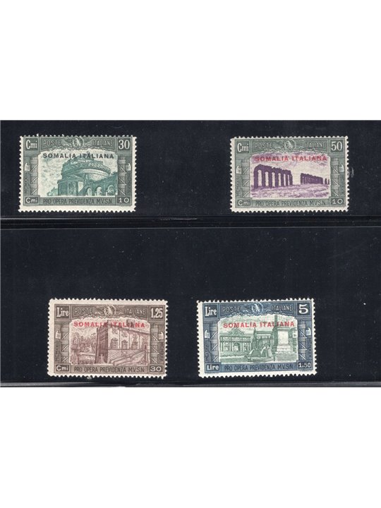 Somalia 1930 Milizia III serie n° 140/43 Cert. CiBaFil Cat. € 1.000 (**)