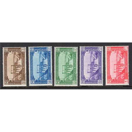 Somalia 1930 Colonial Agricultural Institute Series No. 144/48 Cat. €165 (**)
