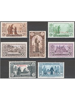 Somalia 1931 St Anthony Series No. 158/64 Cat. €85 (**)