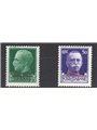 Somalia 1931 Imperial 25 c. and 50 c. with red overprint No. 165/66 Cat. € 120 (**)