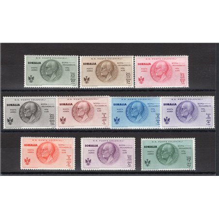 Somalia 1932 P.A. Rome–Mogadishu Flight series no. 7/16 CiBaFil certified Cat. €340 (*)