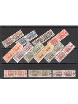 Somalia 1926 Pacchi postali nodo soprast. del 3° tipo serie n° 30/42. Firm. Chia Cert. CiBaFil Cat. € 1.750 (*)