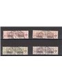 Somalia 1926 Parcels overprint of the 2nd type series no. 50/53 certified by CiBaFil Cat. €600 (U)