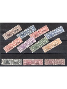Somalia 1928/41 Pacchi d'Italia 1° tipo con soprast. “Somalia Italiana” serie n° 54/57 + 59/65 Cert. Apicella Cat. € 4.000 (*) 