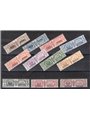 Somalia 1928/41 Italian parcels 1st type with overprint “Italian Somalia” series nos. 54/57 + 59/65 Cert. Apicella Cat. €4,000 (