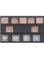 Somalia 1926 Tax stamp with overprint at the top series no. 41/51 Biondi certificate Cat. €625 (U)