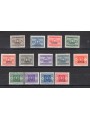 Somalia 1934 Tax stamp with overprint series no. 52/64. Signed ED certified by Biondi catalogue price €1,350 (**)