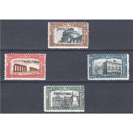 Tripolitania 1927 Milizia I serie n° 39/42 Cat. € 60 (**)