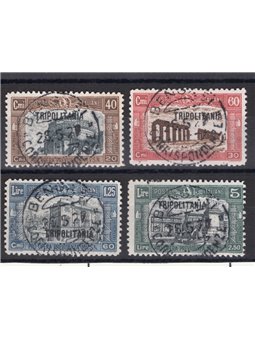 Tripolitania 1927 Milizia I serie n° 39/42 Cert. CiBaFil Cat. € 320 (U)