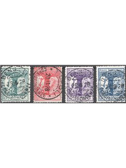 Tripolitania 1928 Pro Società Africana series no. 46/49 Cat. €120 (U)