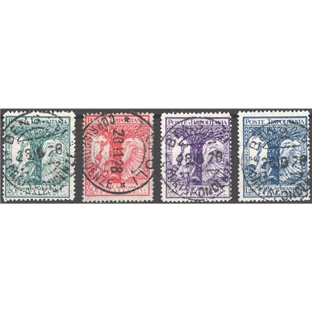 Tripolitania 1928 Pro Società Africana serie n° 46/49 Cat. € 120 (U)