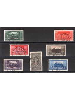 Tripolitania 1929 Montecassino serie n° 54/60 Cert. CiBaFil Cat. € 350 (U)