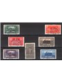 Tripolitania 1929 Montecassino serie n° 54/60 Cert. CiBaFil Cat. € 350 (U)