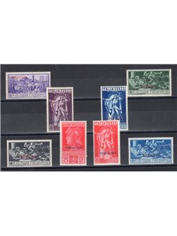 Tripolitania 1930 Ferrucci serie n° 64/68 + P.A. 1/3 Cert. CiBaFil Cat. € 450 (**)