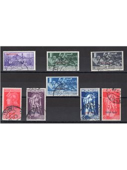Tripolitania 1930 Ferrucci series no. 64/68 + P.A. 1/3 Cat. € 350 (U)