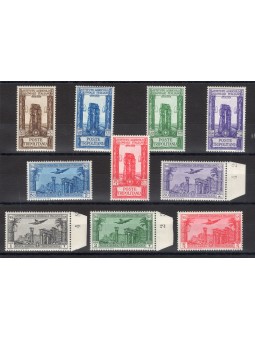 Tripolitania 1930/31 Pro Istituto Coloniale Agricolo serie n° 73/77 + P.A. 17/21 Cat. € 365 (**)