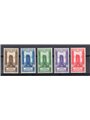 Tripolitania 1930/31 Pro Istituto Coloniale Agricolo serie n° 73/77 Cat. € 165 (**)