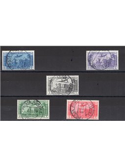 Tripolitania 1930/31 Pro Istituto Coloniale Agricolo P.A. serie n° 17/21 Cat. € 325 (U)