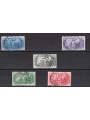 Tripolitania 1930/31 Pro Istituto Coloniale Agricolo P.A. serie n° 17/21 Cat. € 325 (U)