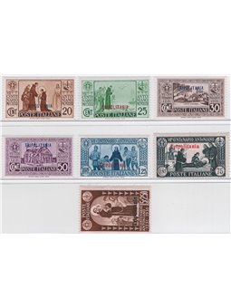 Tripolitania 1931 St Anthony series no. 87/93 Cat. €85 (**)