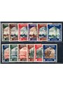 Tripolitania 1934 Colonial Art Exhibition series no. 94/99 + P.A. 41/46 with posthumous philatelic cancellations Cat. €400 (U/Fr