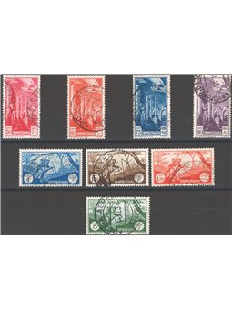 Tripolitania 1931/32 P.A. African Motifs series no. 9/16 Cat. €160 (U)