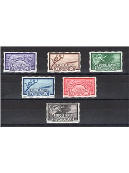 Tripolitania 1933 P.A. Zeppelin series no. 22/27 CiBaFil certified Cat. €300 (**)
