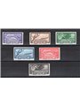 Tripolitania 1933 P.A. Zeppelin serie n° 22/27 Cert. CiBaFil Cat. € 300 (**)