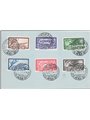 Tripolitania 1933 P.A. Zeppelin series no. 22/27 CiBaFil cert. Cat. €1,650 (U)