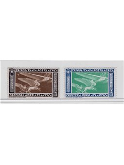 Tripolitania 1933 P.A. Crociera Balbo serie n° 28/29 Cat. € 175 (**)