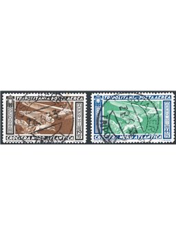 Tripolitania 1933 P.A. Crociera Balbo serie n° 28/29 Cert. CiBaFil Cat. € 1.650 (U)