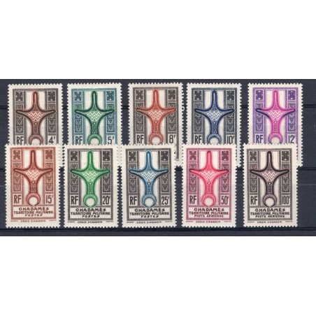 Fezzan 1951 P.A. 2 luxury proofs from the second issue of P.A. no. 3/4 Cat. €400 (**)