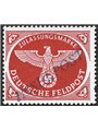 Egeo 1944 Franchigia militare Inselpost bruno rosso dent. 13¾ con soprast. in azzurro n° 6. Firm. Oliva ED Cert. Biondi Cat. € 5