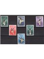 Somalia Afis 1955 P.A. Animali serie n° 26/31 Cat. € 50 (**)