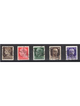 Atlantic Base 1943 Imperial overprint no. 6 + 8/11 with original base cancellations. Signed Oliva. Cert. CiBaFil Cat. €1,000 (U)