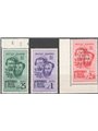 Issues Imperia 1945 Bandiera Brothers overprinted series No. 13/15. Cat. €65 (**)