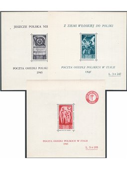 Polish Corps 1946 BF War Relief series No. 2/4 Cert. CiBaFil Cat. €700 (**)